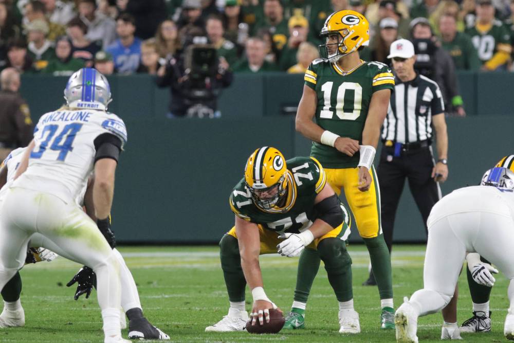 Packers durante jogo da NFL