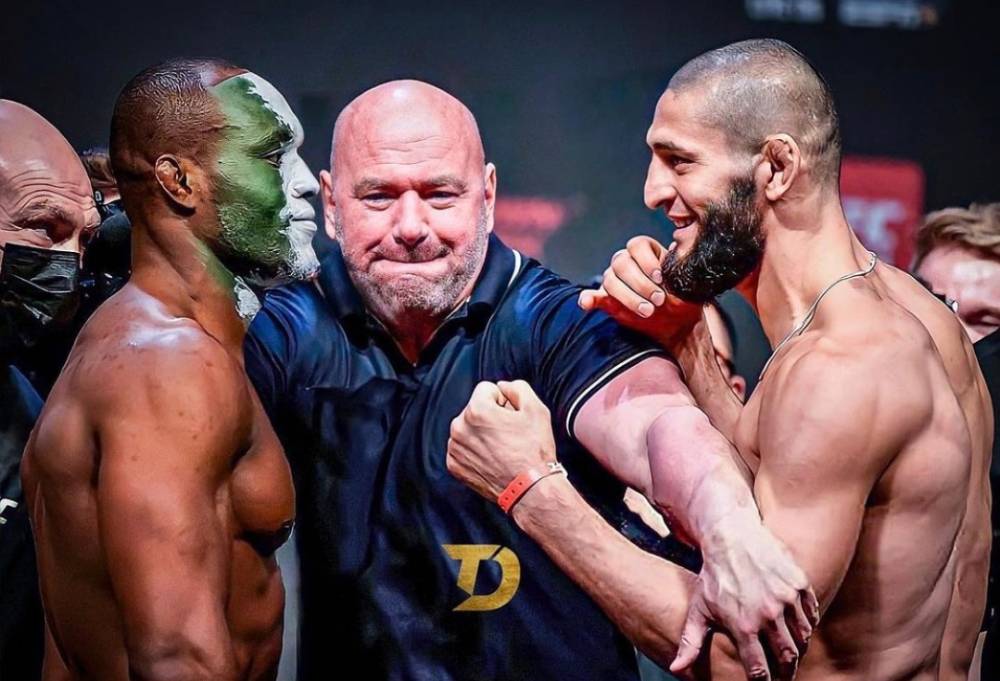 Usman e Chimaev se enfrentam no UFC