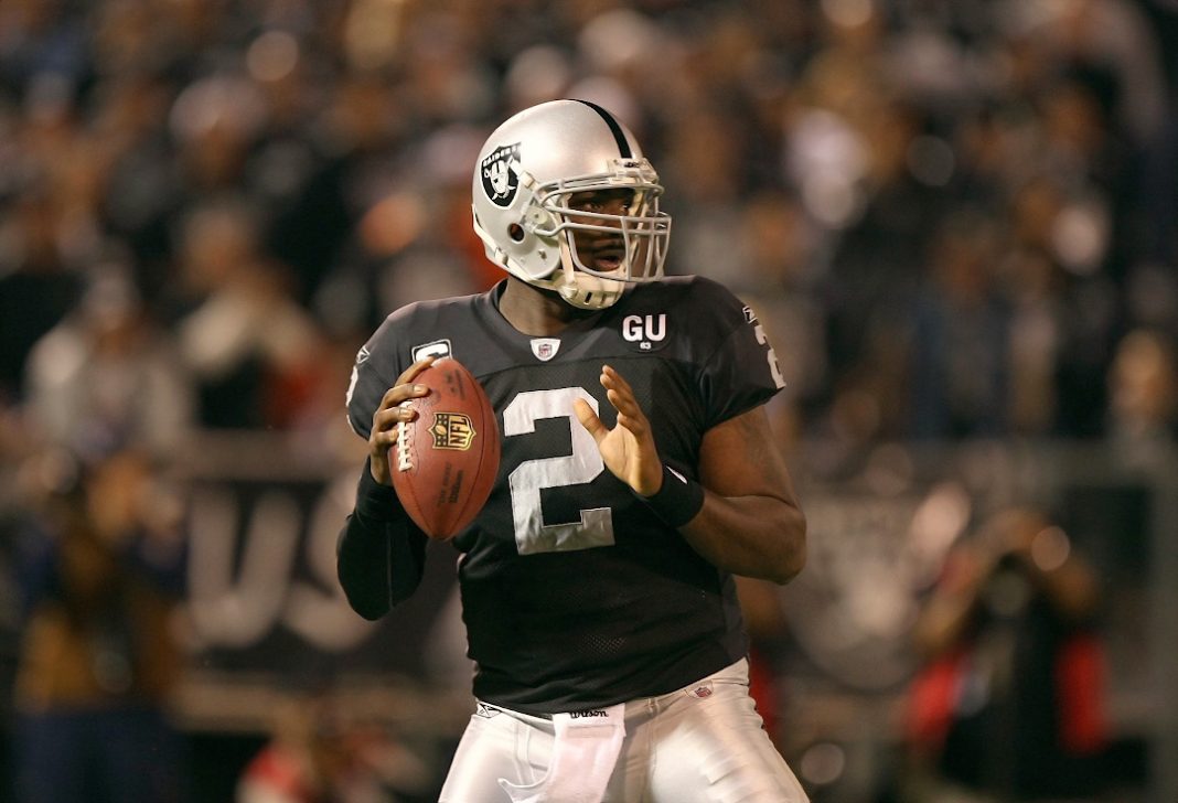 Um dos piores quarterbacks da história da NFL, JaMarcus Russell