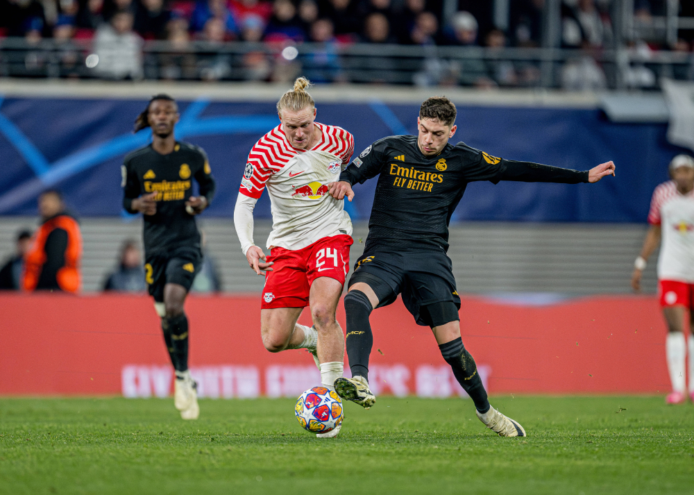 Real Madrid e Leipzig Champions League