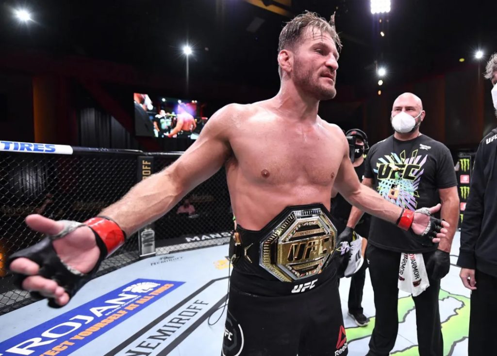 Stipe Miocic as heavyweight champion.