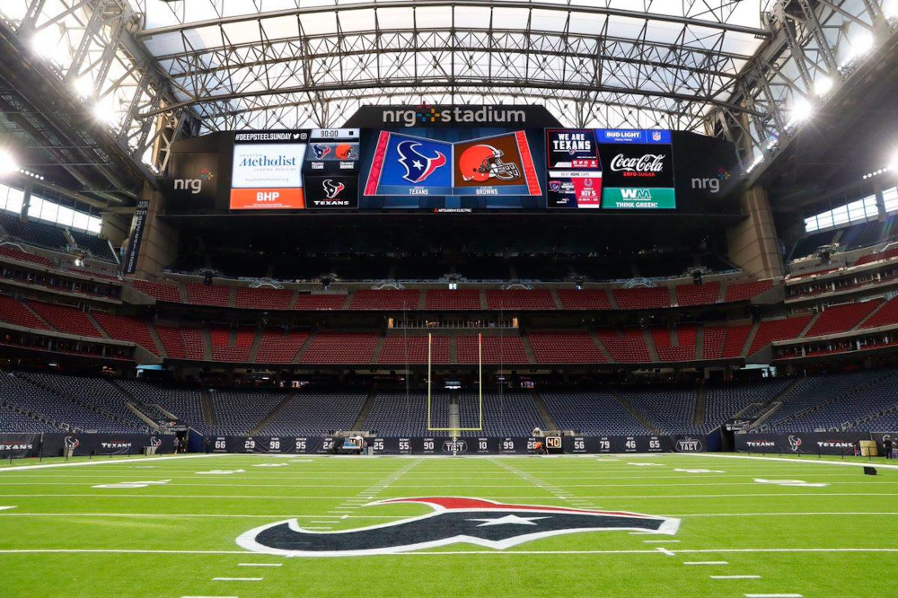 Um dos estádios da Copa América, o NRG Stadium.