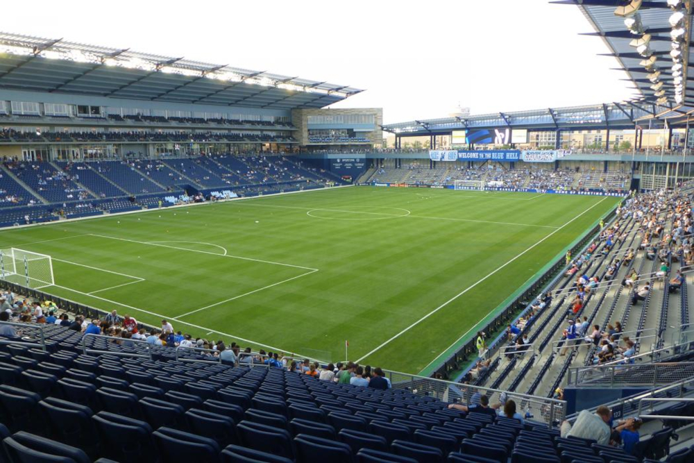 Um dos estádios da Copa América 2024, o Children's Mercy Park.