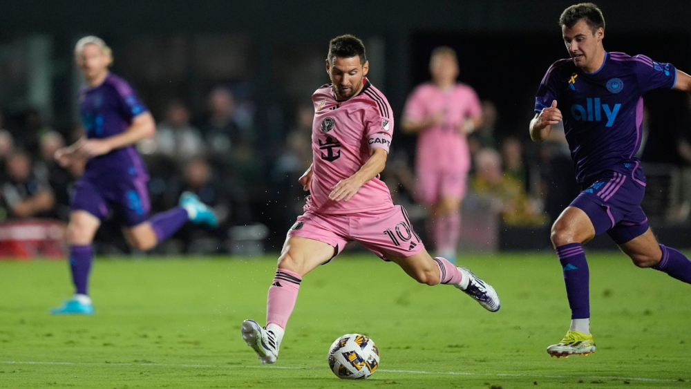 Lionel Messi in action for Inter Miami.