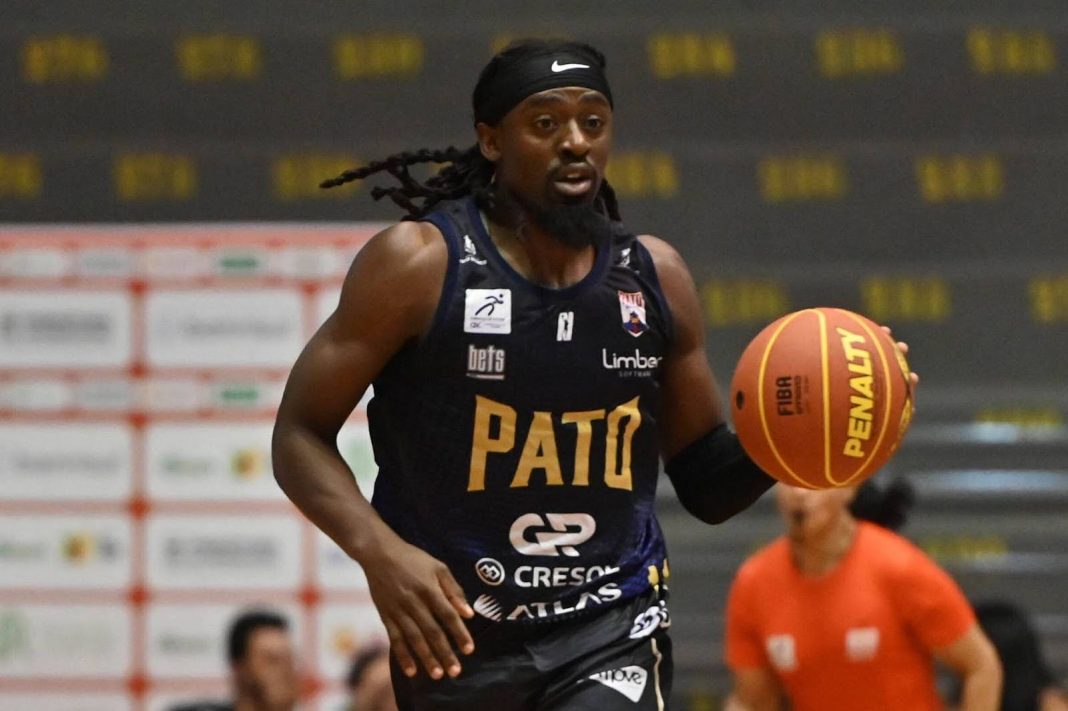 Pato Basquete em partida contra o Caxias do Sul, outubro de 2024.